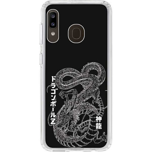 Dragon Ball Z Negative Shenron Galaxy A20 Clear Case